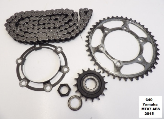Ketting en tandwielset Yamaha MT 07