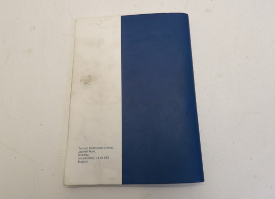 Instruction manual Triumph Sprint ST 1050