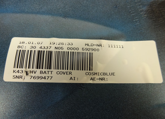 Fuel tank cover BMW K 1200 R 