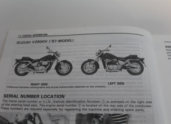 Werkplaatshandboek Suzuki VZ 800 marauder