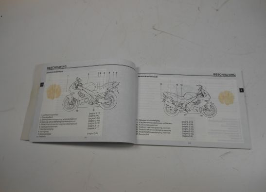 Instructieboekje Yamaha YZF 600 Thundercat