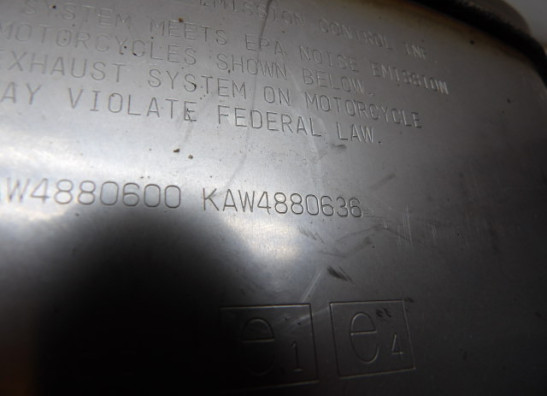 Uitlaat Kawasaki ZX 6 R