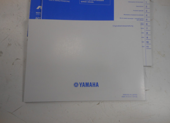 Fahrerhandbuch Yamaha MT 09