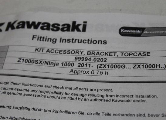 Topkofferdrager Kawasaki Z 1000 Sx
