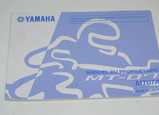 Instructieboekje Yamaha MT 07
