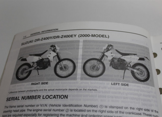 Werkplaatshandboek Suzuki DRZ 400 SM