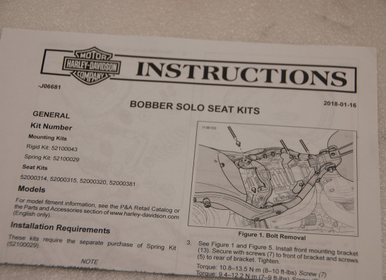 Zadel Harley Davidson Softtail