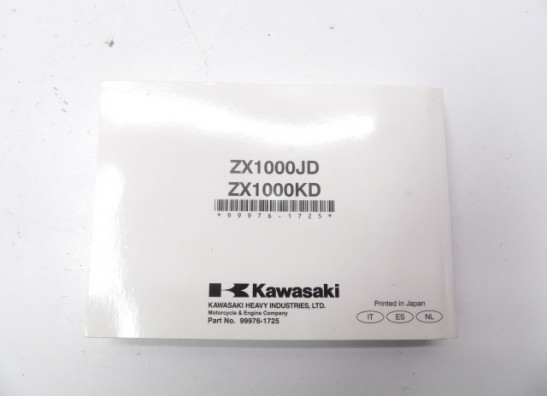 Fahrerhandbuch Kawasaki ZX 250 R - Ninja 250 R