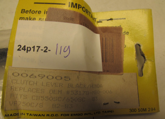 Lever handle clutch Honda VF 700  750 S Sabre