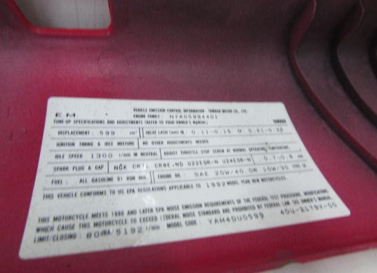 Heck links Yamaha XJ 600 Diversion