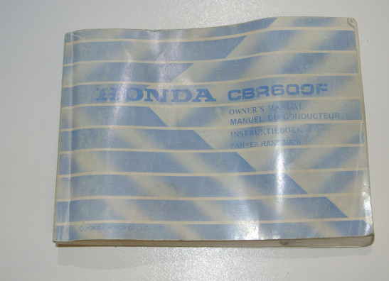 Fahrerhandbuch Honda CBR 600 F