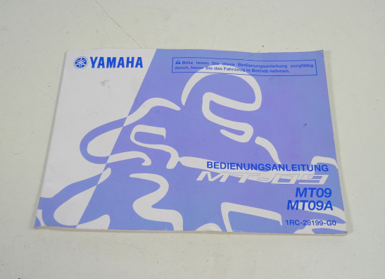 Instructieboekje Yamaha MT 09