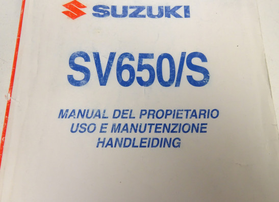 Manuel Suzuki SV 650