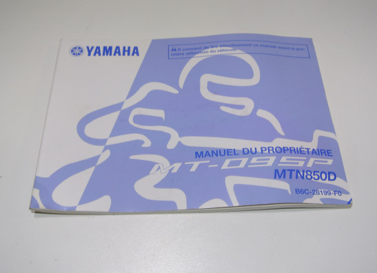 Instructieboekje Yamaha MT 09