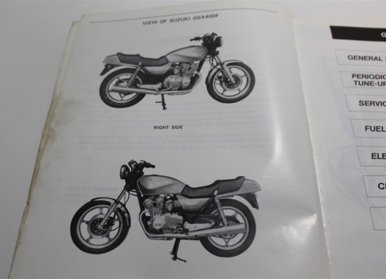 Werkplaatshandboek Suzuki GSX 400 F