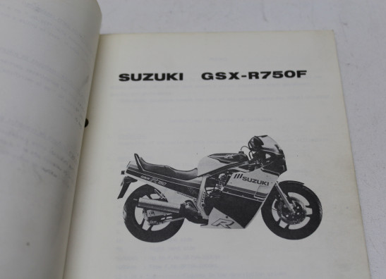 Teilebuch Suzuki GSX R 750 Limited Edition 
