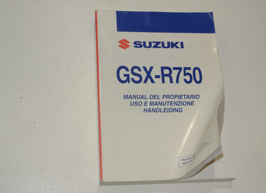 Instructieboekje Suzuki GSX R 750