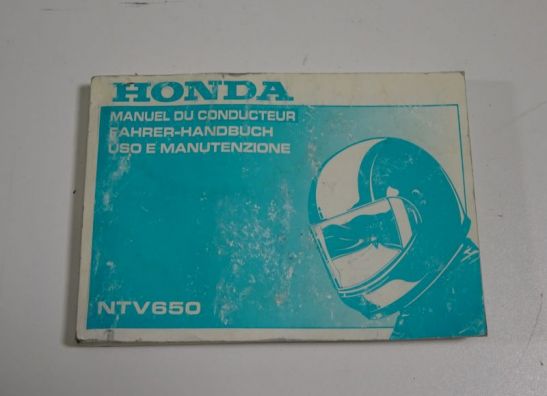 Fahrerhandbuch Honda NTV 650
