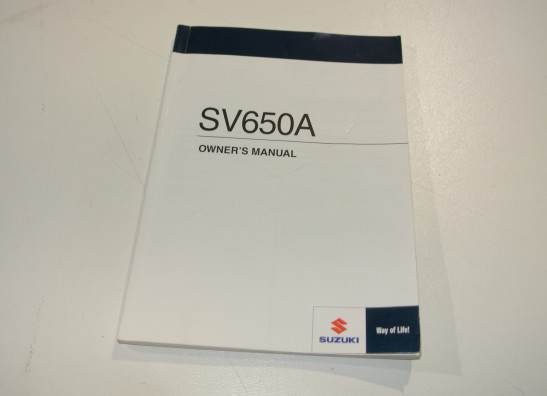 Instructieboekje Suzuki SV 650