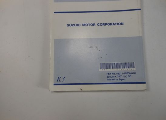 Manuel Suzuki GSX R 1000