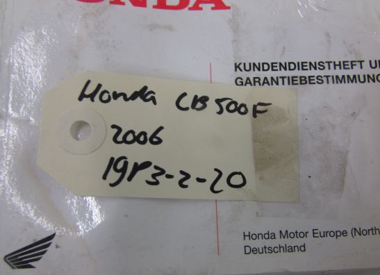 Instructieboekje Honda CBF 500