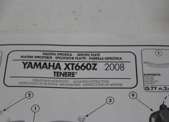 Topkofferdrager Yamaha XTX 660