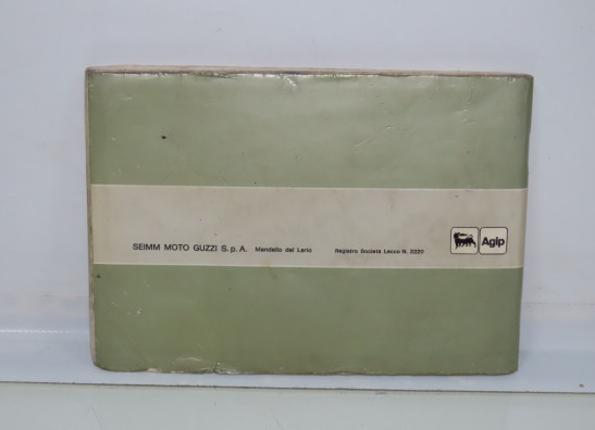 Instructieboekje Moto Guzzi V35 V50 V65