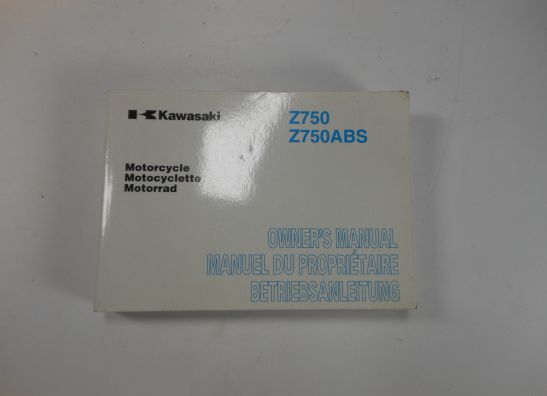 Instructieboekje Kawasaki Z 750