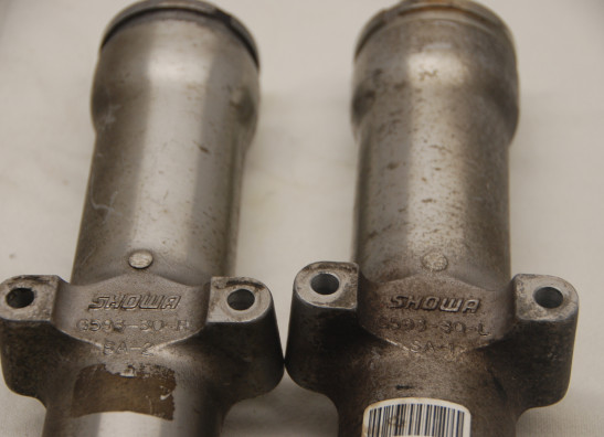 Fork pipe outside Harley Davidson Softtail