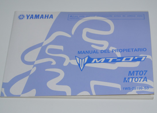 Instructieboekje Yamaha MT 07