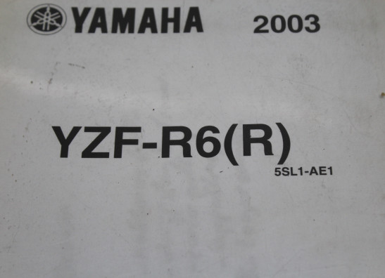 Werkplaatshandboek Yamaha YZF R6