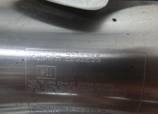 Auspuff Triumph 675 Street Triple R