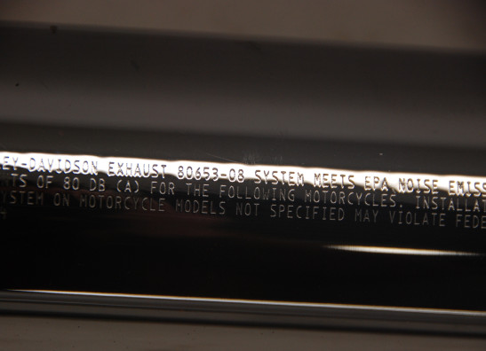 Sports exhaust Harley Davidson Softtail