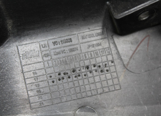 Linker achterkant KTM 390 Duke