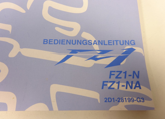 Fahrerhandbuch Yamaha FZ1