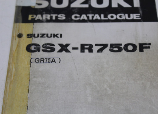 Teilebuch Suzuki GSX R 750 Limited Edition 