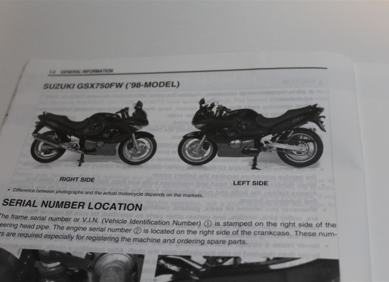 Bedienungsanleitung Suzuki GSX F 750