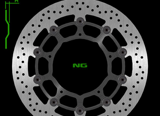 Brake disc front Yamaha YZF R1