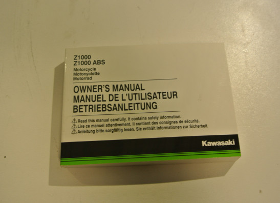 Instructieboekje Kawasaki Z 1000
