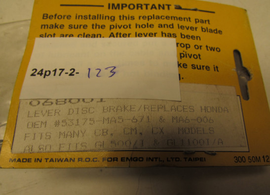 Bremshebel Honda Goldwing GL