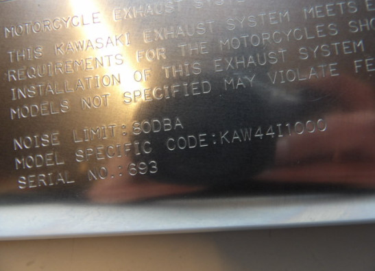 Muffler Kawasaki Z 1000 Sx