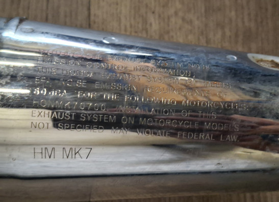 Uitlaat Honda VT 700 750