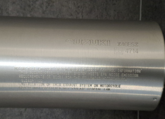 Uitlaat Suzuki GSX R 1100