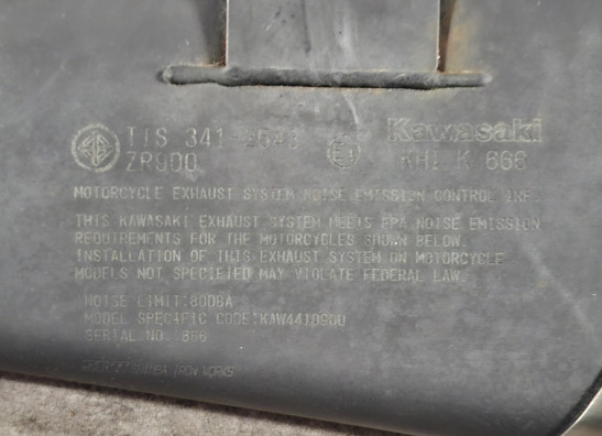 Uitlaat Kawasaki Z 900