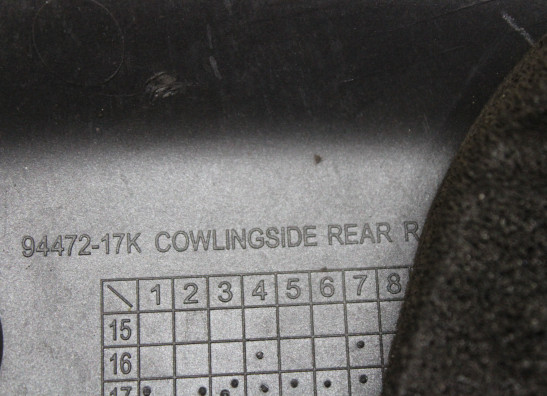 Cowl right Suzuki GSX R 1000