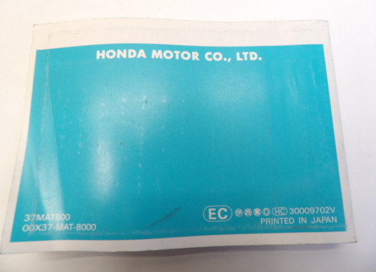 Fahrerhandbuch Honda CBR 1100 XX