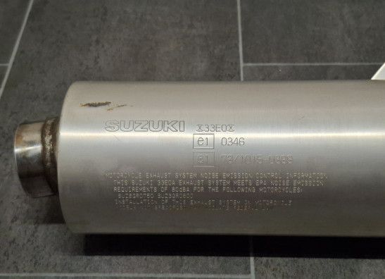 Uitlaat Suzuki GSX R 750
