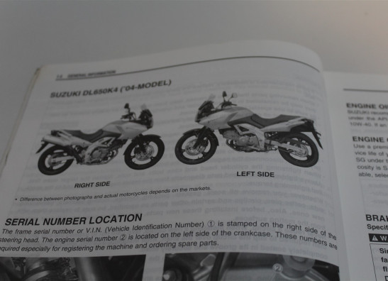 Bedienungsanleitung Suzuki DL 650 V STROM