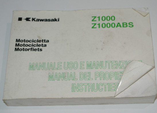 Instructieboekje Kawasaki Z 1000