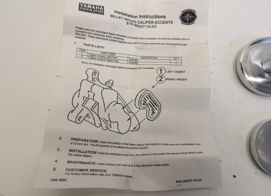 Brake caliper left front Yamaha XVS 1100 Dragstar